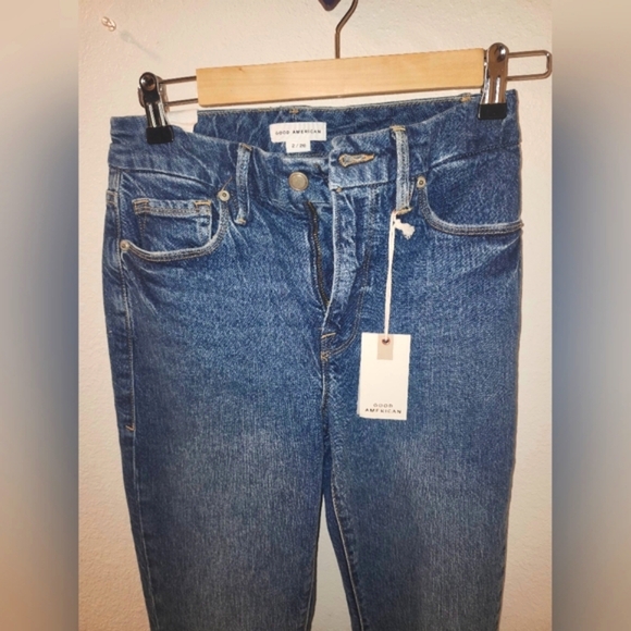 NWT GOOD AMERICAN Jeans - Picture 1 of 9